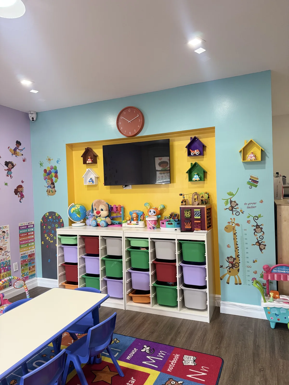 Daycare Interior Learning Area at Growing Hands Family Daycare Woodhaven NY